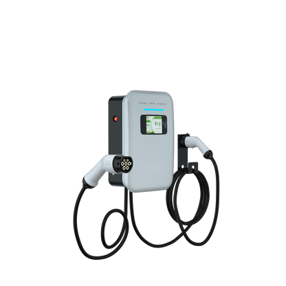 13214 2 nastenna nabijecka pro elektromobily elvix wbac 4948 t2 2 kabely 22kw 5m rfid nabijeci stanice ev