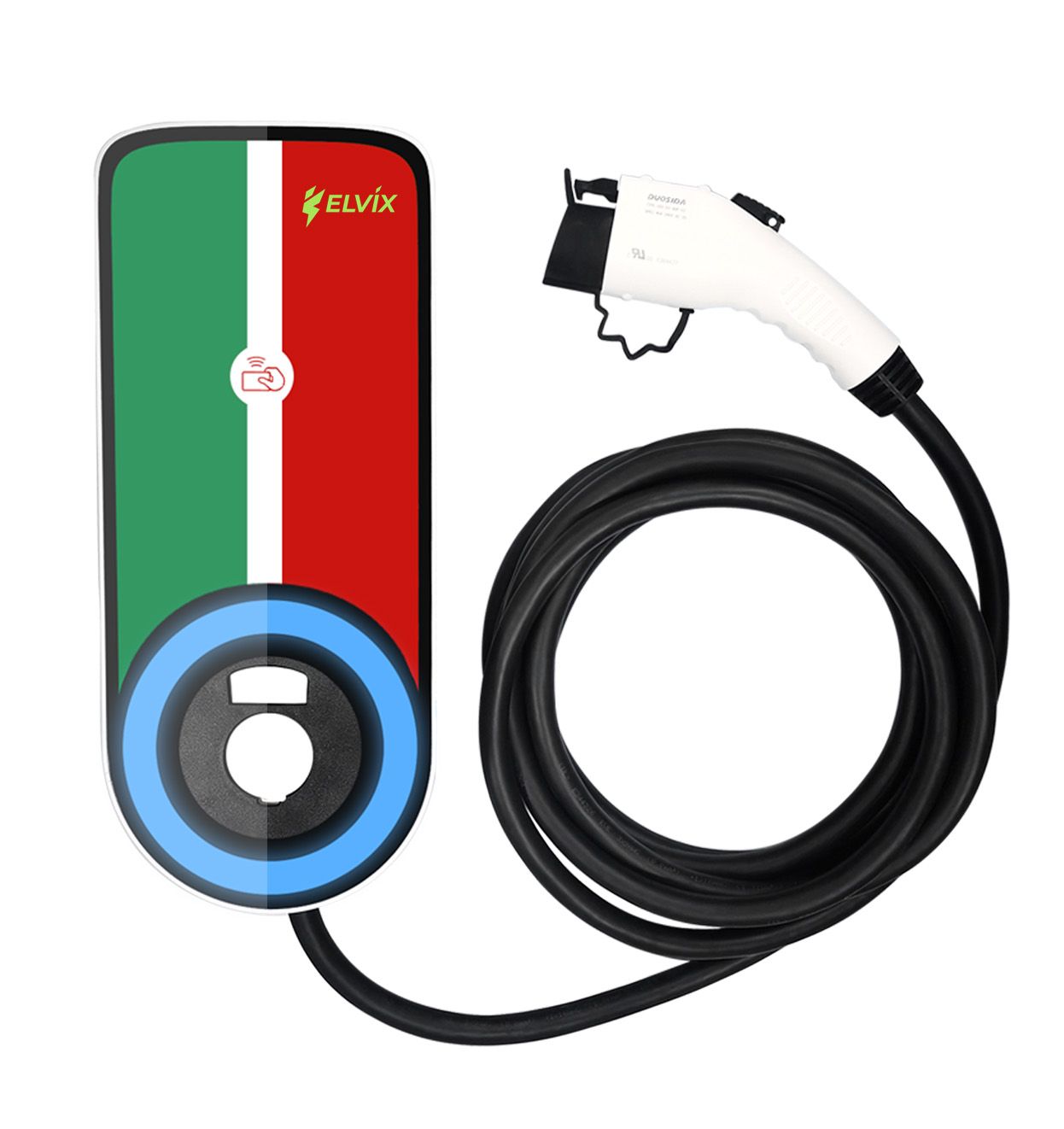 13217 nastenna nabijecka pro elektromobily elvix wbac 4956 t2 1 kabel 11kw 5m nabijeci stanice ev