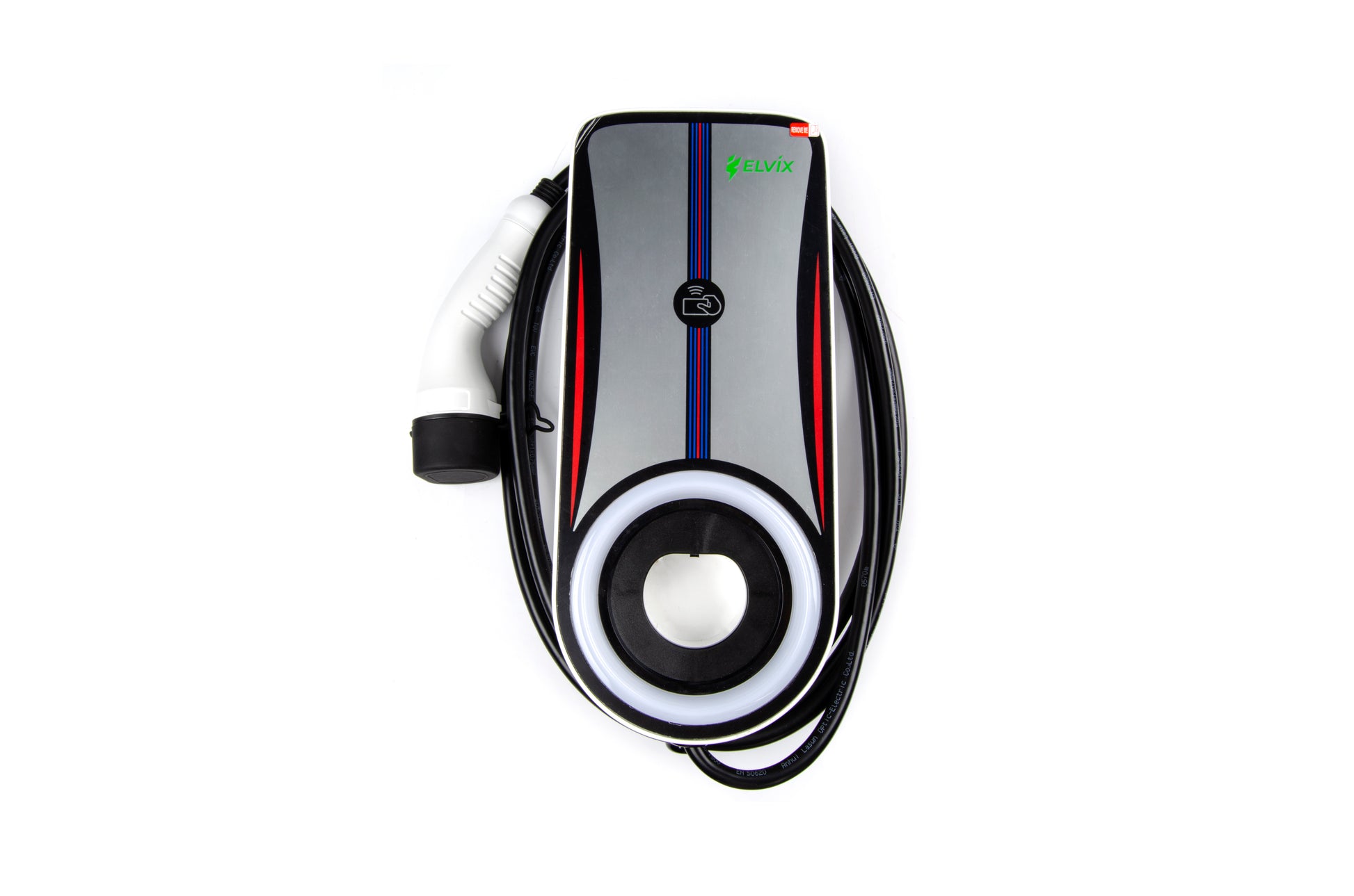 13220 3 nastenna nabijecka pro elektromobily elvix wbac 4957 t2 1 kabel 11kw 5m rfid nabijeci stanice ev