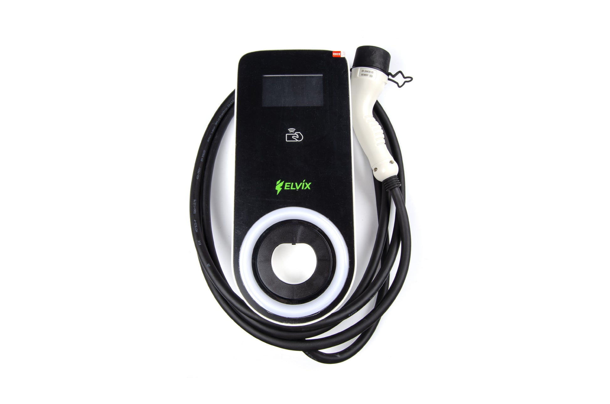 13223 2 nastenna nabijecka pro elektromobily elvix wbac 4958 t2 1 kabel 22kw 5m rfid nabijeci stanice ev