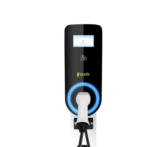 13223 nastenna nabijecka pro elektromobily elvix wbac 4958 t2 1 kabel 22kw 5m rfid nabijeci stanice ev