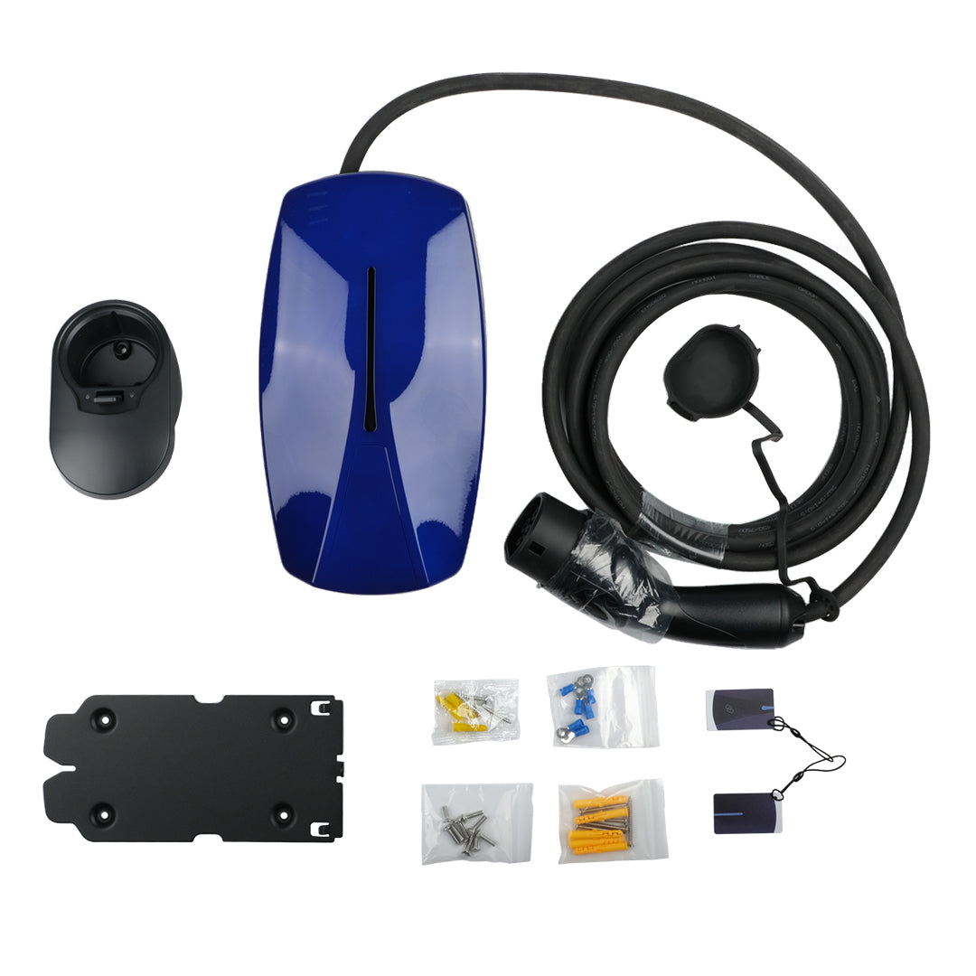 13226 2 nastenna nabijecka pro elektromobily elvix wbac 4966 t2 1 kabel 11kw 5m rfid app nabijeci stanice ev