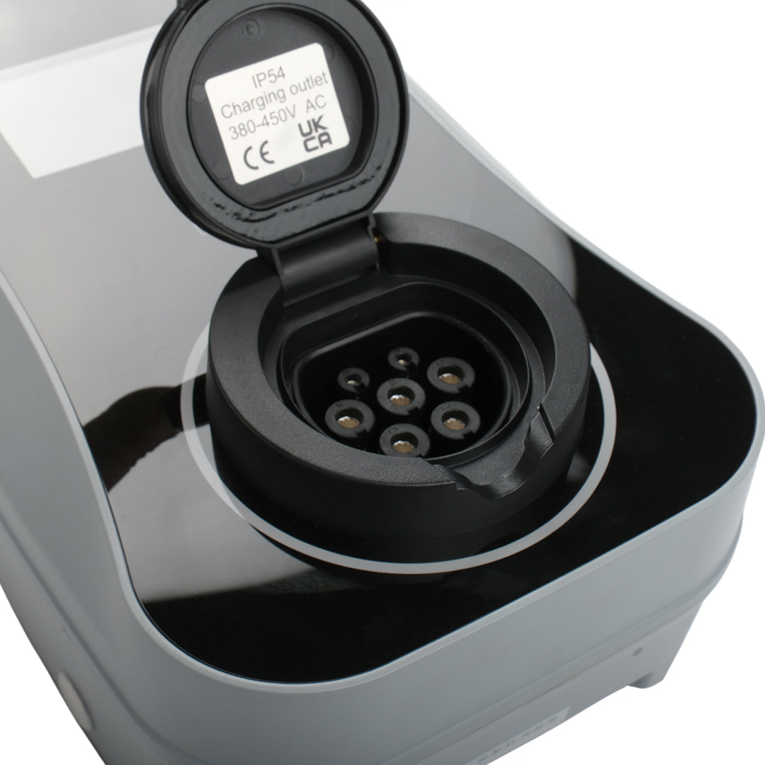 13232 4 nastenna nabijecka pro elektromobily elvix wbac 4968 t2 zasuvka 22kw rfid app nabijeci stanice ev