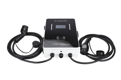 13247 1 nastenna nabijecka pro elektromobily elvix wbac 4931 t2 2 kabely 22kw 7m rfid app nabijeci stanice ev