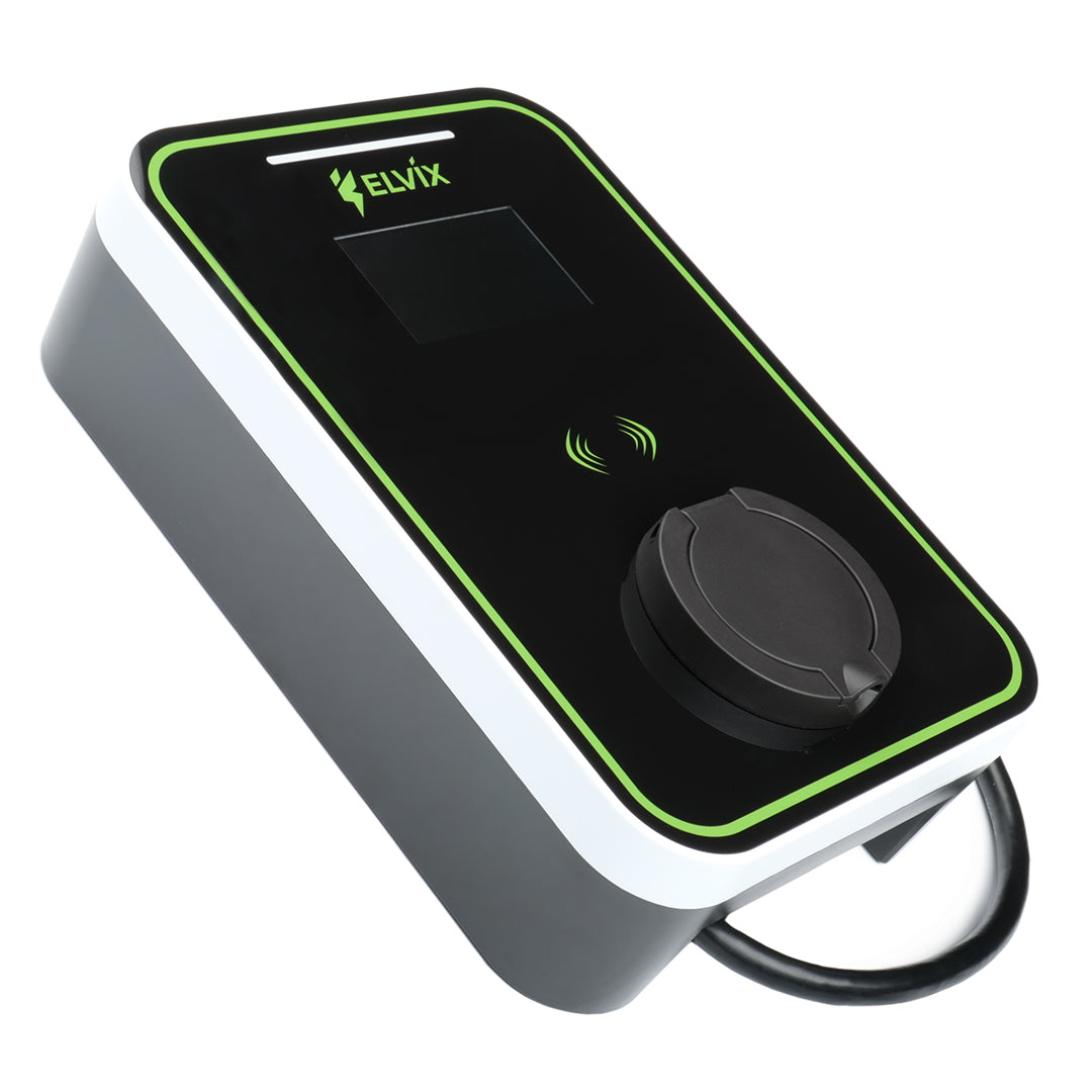 13253 1 nastenna nabijecka pro elektromobily elvix wbac 5001 t2 zasuvka 7kw rfid app nabijeci stanice ev