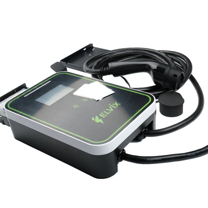 13259 3 nastenna nabijecka pro elektromobily elvix wbac 5004 t2 1 kabel 22kw 5m rfid app nabijeci stanice ev