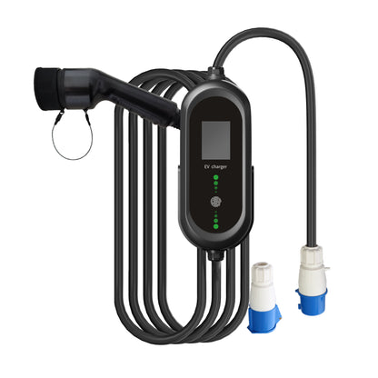 13277 2 prenosna nabijecka pro elektromobily elvix pmac 4949 t2 2p32 7kw 5m nabijeci stanice ev