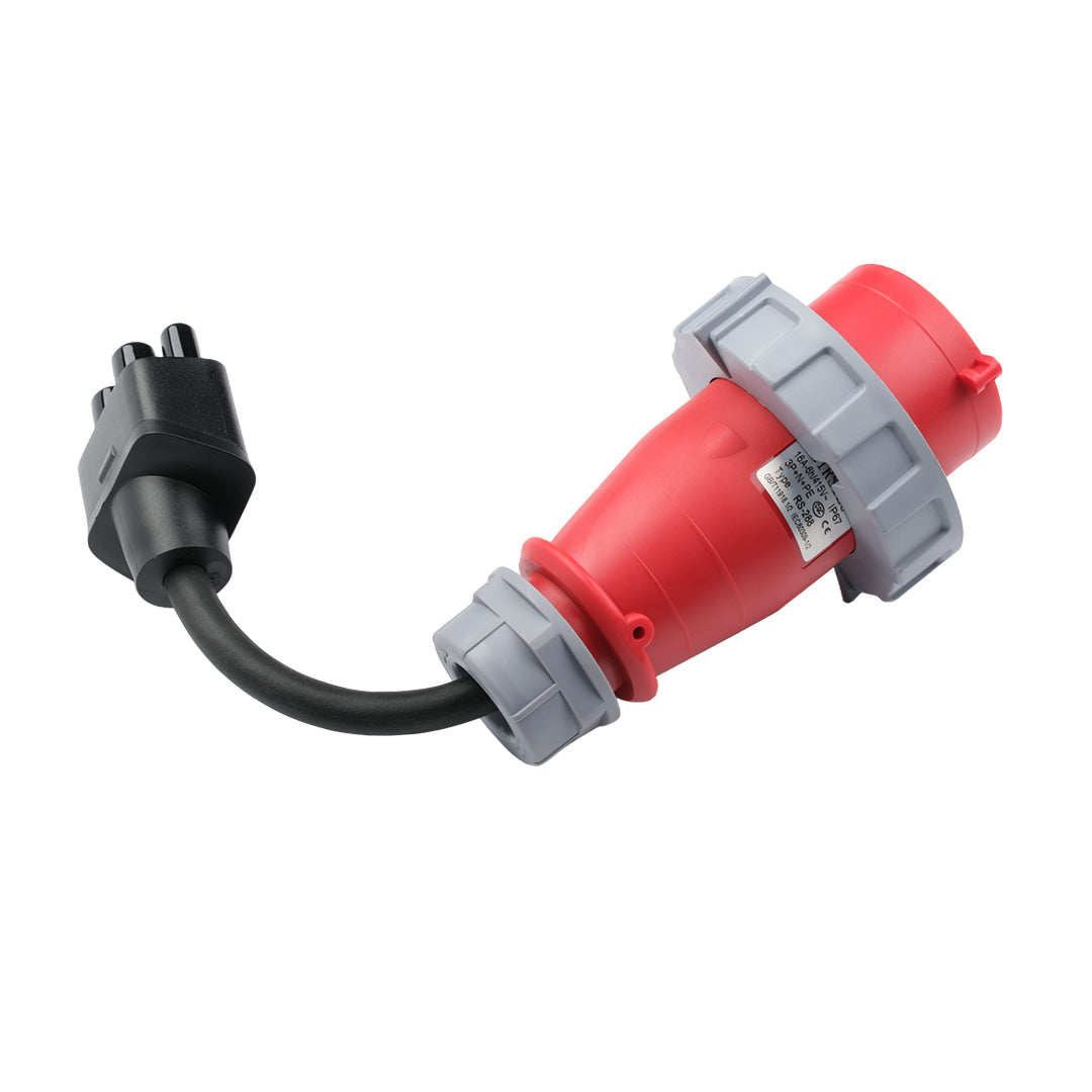13361 7 tesla gen 2 nema adapter elvix ts 3p16 cee 11kw cerveny