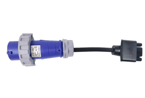 Adattatore Tesla Gen 2 NEMA Elvix TS-1P16-CEE 11KW blu
