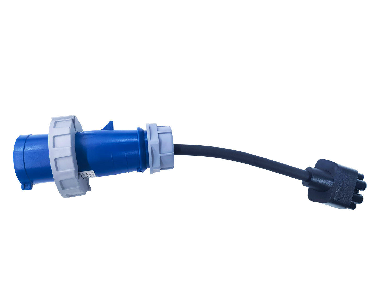 13370 1 tesla gen 2 nema adapter elvix ts 1p32 cee 22kw modry