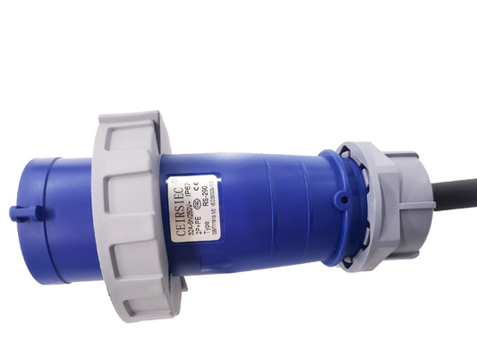 13370 tesla gen 2 nema adapter elvix ts 1p32 cee 22kw modry