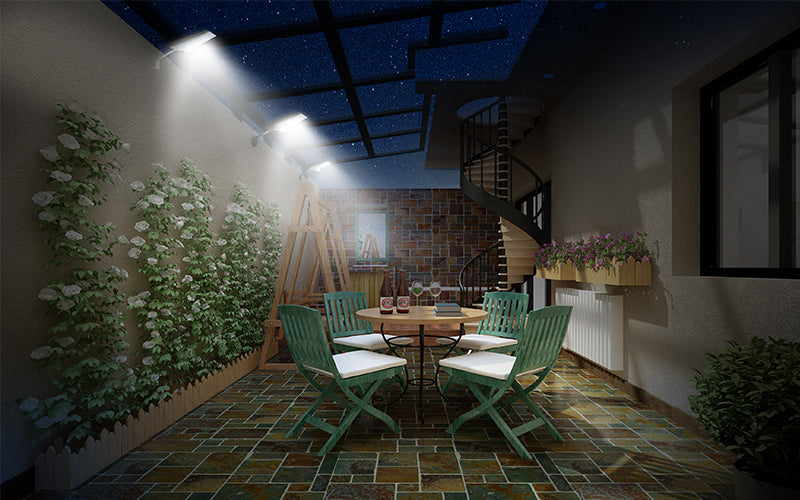 4841 10 solarni pohybove svetlo na zed myers power 1ks