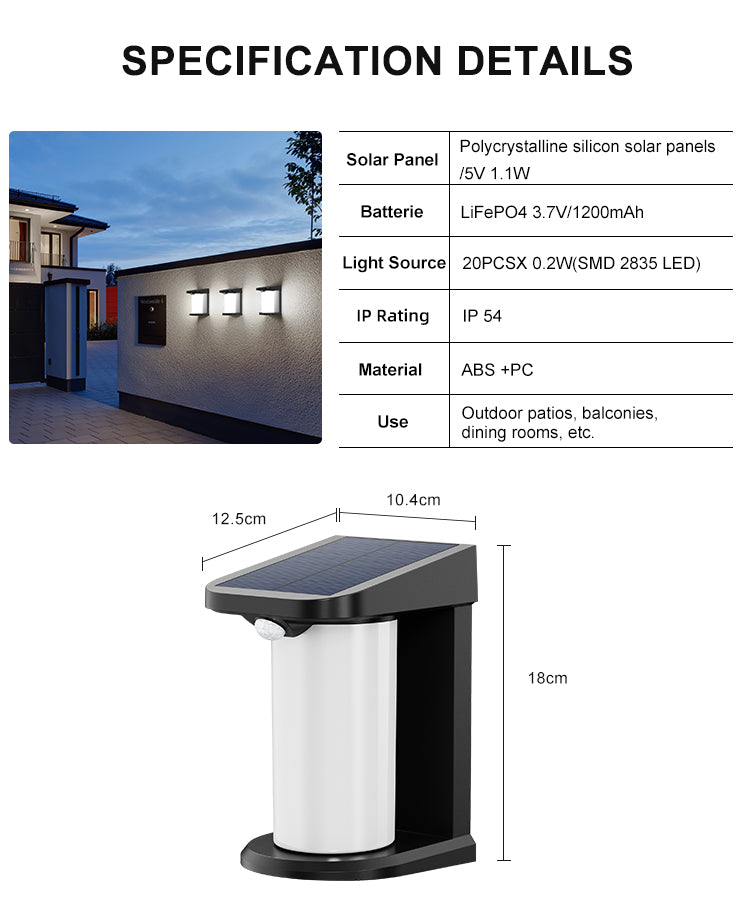 4862 9 solarni stenove svetlo myers power wl2 1ks