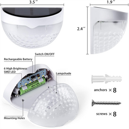 13126 4 myers power wall light mp4813 2pcs pack