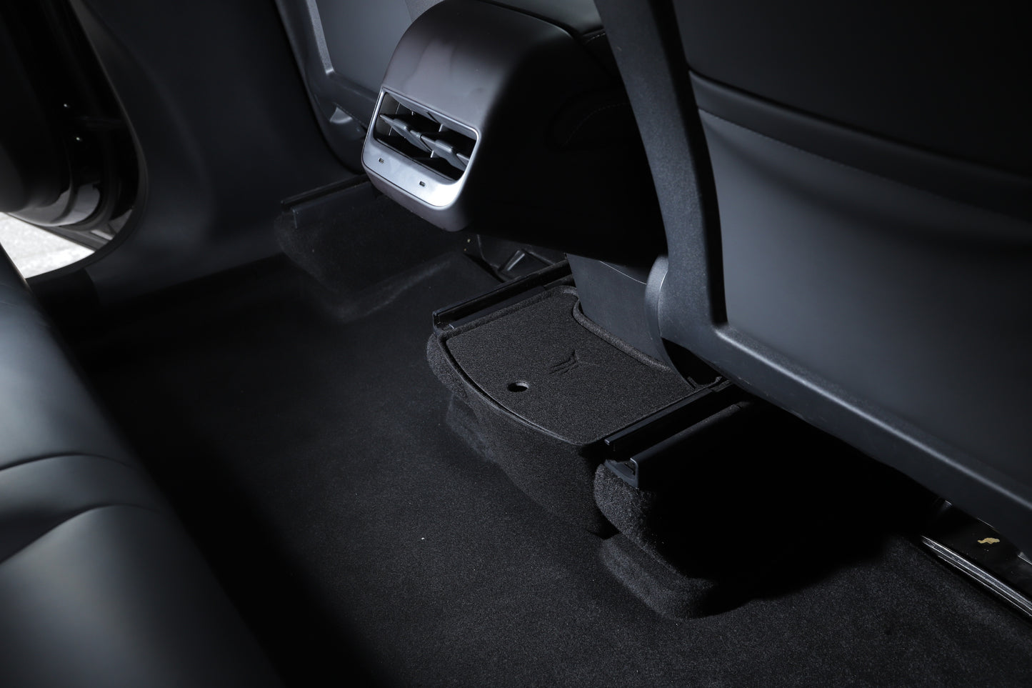 Storage Box Elvix for Tesla Model Y Double layered suede (with cover)