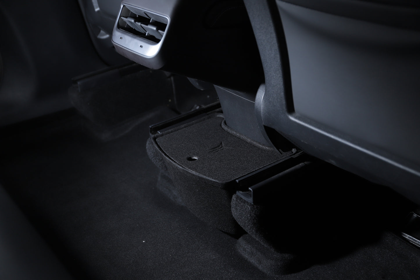 Storage Box Elvix for Tesla Model Y Double layered suede (with cover)