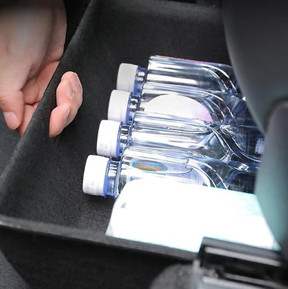 Storage Box Elvix for Tesla Model Y Under Seat (inner and outer velvet surface)