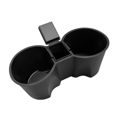 Cup Holder Elvix with Ashtray for Tesla Model 3/Y Central Control Base (Black)