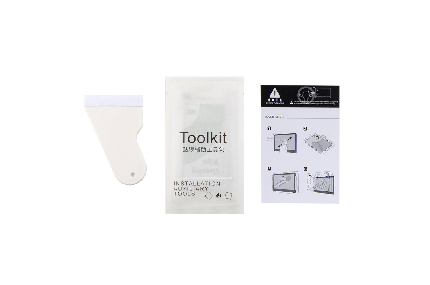 Tempered Film Elvix for Tesla Model3/Y High definition (with film application tool)