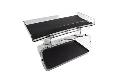 Storage Box Elvix for Tesla Model Y/3 Under Screen (Transparent Black + Black)