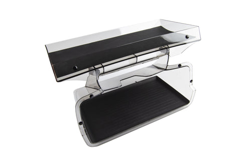 Storage Box Elvix for Tesla Model Y/3 Under Screen (Transparent Black + Black)