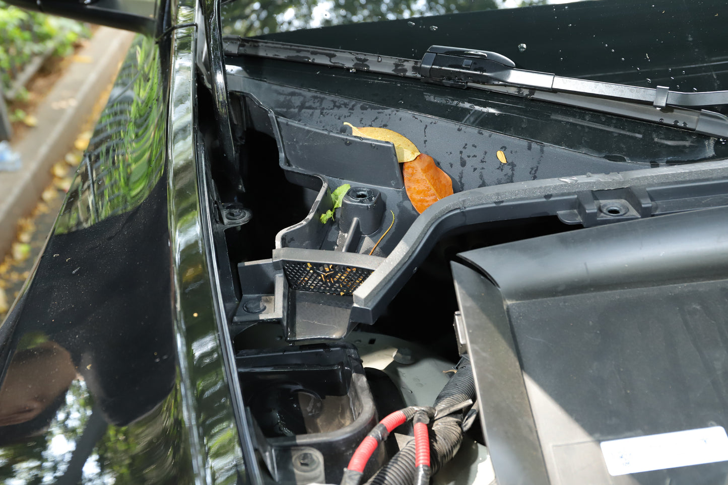 Anti-blocking cover Elvix for Model Y front hood