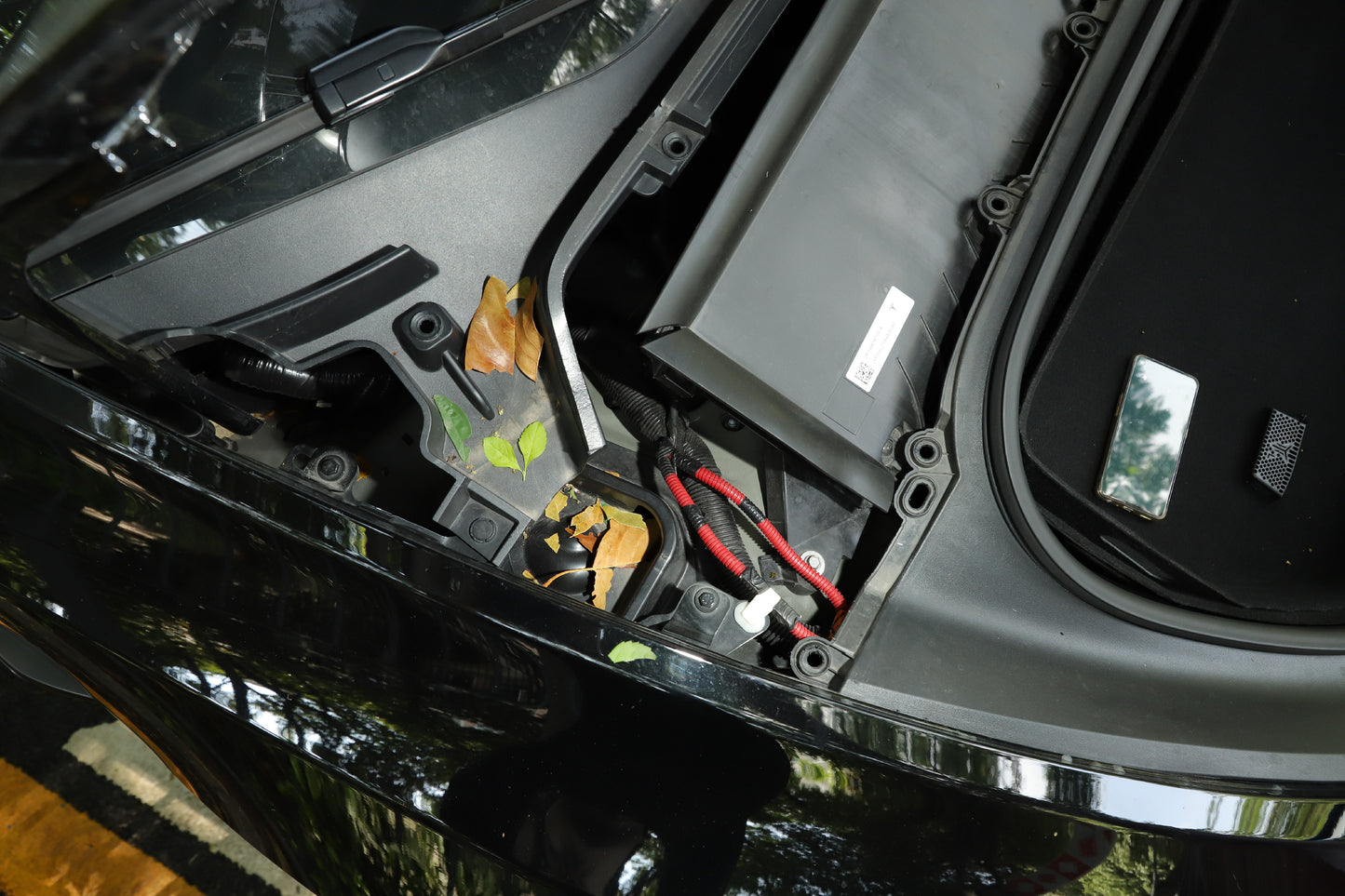 Anti-blocking cover Elvix for Model Y front hood