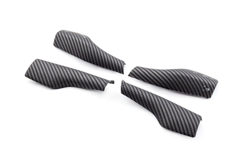 Decoration Set Elvix for Model Y/3 carbon fiber patterned gear lever (2 Pcs, Matt)
