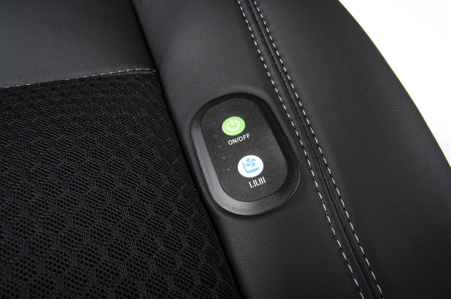 Ventilated Full Surround Seat Cushion Set Elvix for Tesla Model Y/3 Black