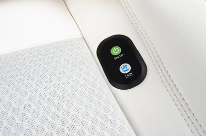 Ventilated Full Surround Seat Cushion Set Elvix for Tesla Model Y/3 White