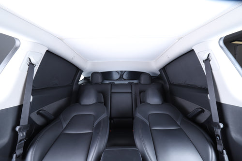 Sunshades Elvix for Tesla Model Y side window privacy