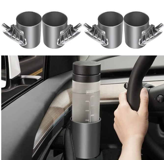 Cup Holder Set Elvix for Tesla Model 3/Y door (4 pcs)