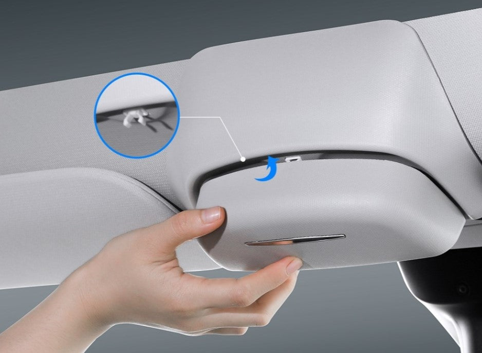 Eyewear Case Elvix for Tesla Model Y Suede