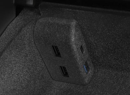 Expansion Dock Elvix for Tesla Model Y Glove Box Flocking