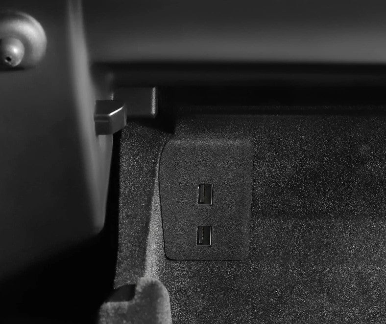 Expansion Dock Elvix for Tesla Model Y Glove Box Flocking