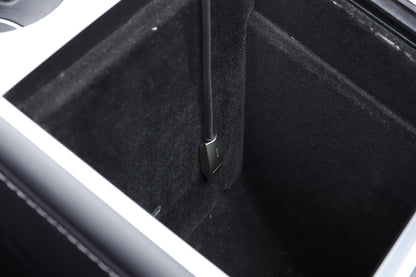 Data Cable Elvix for Tesla Model 3/Y  TYPE-C angled to Apple Silver