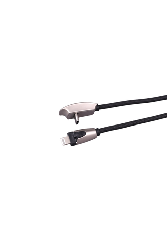 Data Cable Elvix for Tesla Model 3/Y  TYPE-C angled to Apple Silver