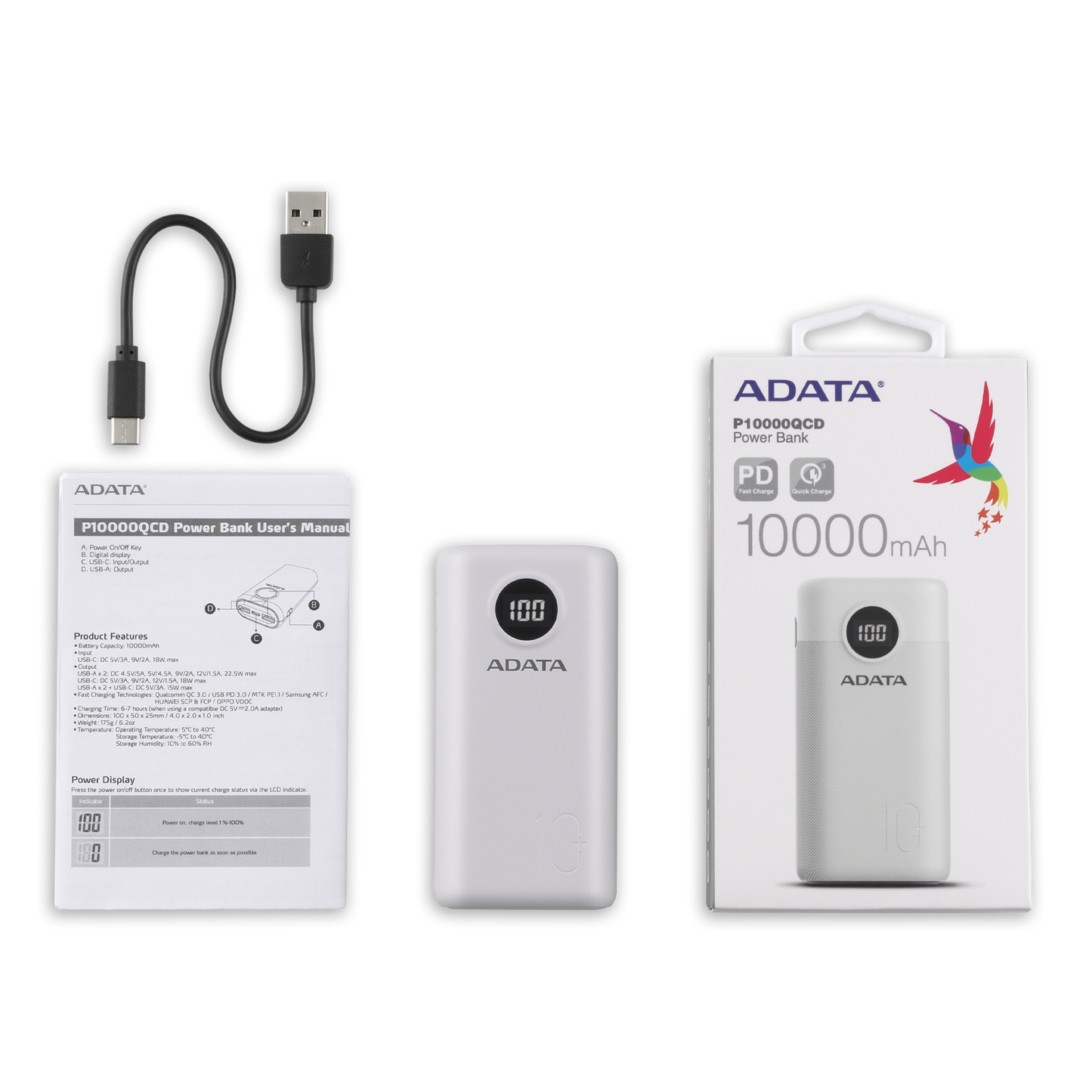 4808 1 adata p10000qcd power bank 10000mah bila