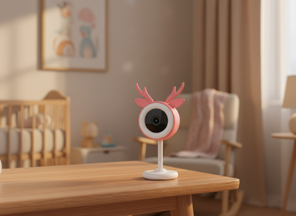 Myers Babycam Pink – Telecamera IP Wi-Fi per bambini 2.5K
